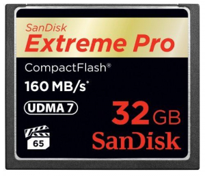 32GB Compact Flash Sandisk Extreme Pro (SDCFXPS-032G-X46 / 123843)